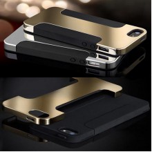 Capa Híbrida para iPhone Duas Peças em Metal e Silicone